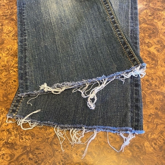 MEK Portland Bootcut Raw Hem Jeans 27” Size 4 - Picture 5 of 6